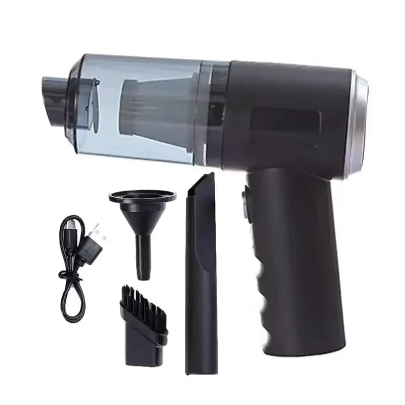 3-in-1 Rechargeable Car Vacuum Cleaner – Blower & Balloon Pump | Portable & Powerful