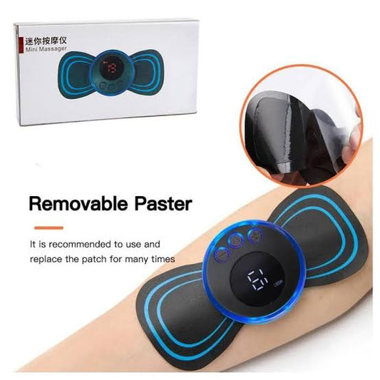 EMS Butterfly Neck & Body Massager – Portable Relief for Pain & Fatigue