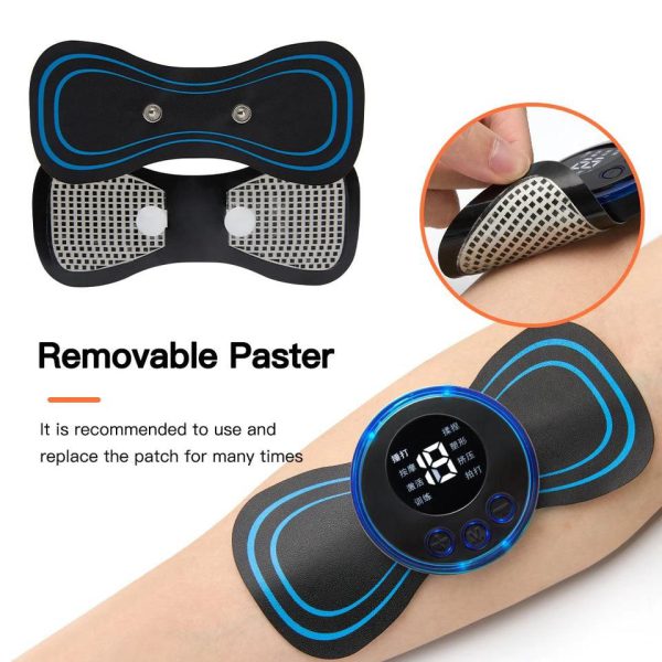 EMS Butterfly Neck & Body Massager – Portable Relief for Pain & Fatigue